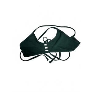 Jolyn Tomcat Tie-Back Bikini Top – Pine (Size M)